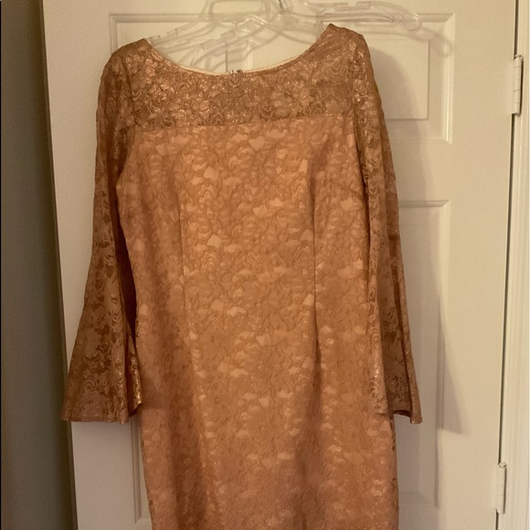 Rose Gold special occasion dress - Picture 1 of 3